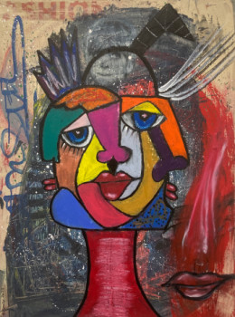 Obra contemporánea nombrada « Fashion », Hecho por ERIC DOISY