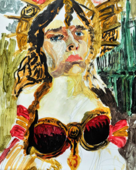 Obra contemporánea nombrada « Femme trans », Hecho por JULIETTE JULIETTE MANCINI