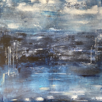Obra contemporánea nombrada « Ou coule l eau 2 », Hecho por BARTH MROZ