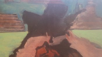 Obra contemporánea nombrada « voie sans. issue », Hecho por VIRGINIA TANSU