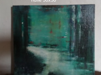 Obra contemporánea nombrada « La porte », Hecho por BONVARLET