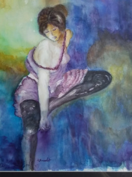 Obra contemporánea nombrada « Danseuse », Hecho por BONVARLET