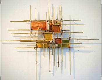 Obra contemporánea nombrada « Composition », Hecho por GIO SAINT PERE