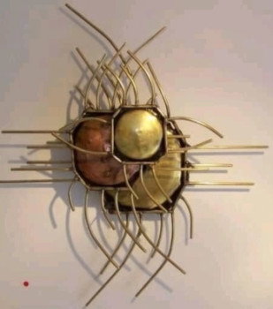 Obra contemporánea nombrada « Planetas 01 », Hecho por GIO SAINT PERE