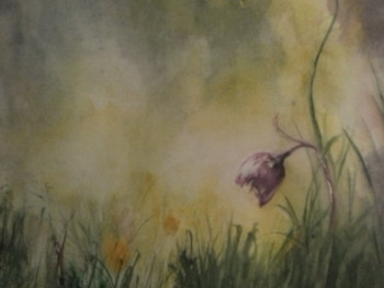 Obra contemporánea nombrada « La fleur », Hecho por BONVARLET