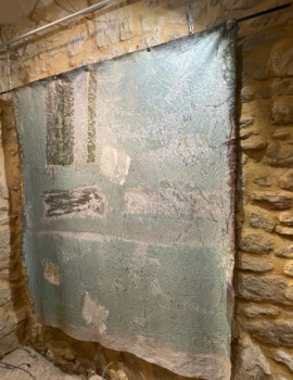Obra contemporánea nombrada « Grand leu », Hecho por HOUZE FRANçOISE