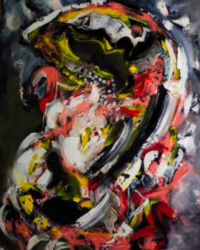 Obra contemporánea nombrada « Angel 04 », Hecho por GIO SAINT PERE