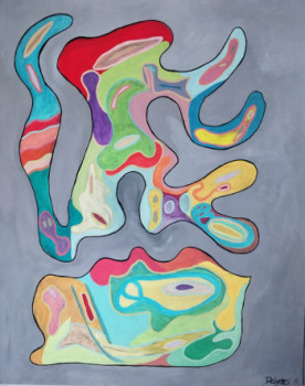Obra contemporánea nombrada « Harmonies des tortures, 1 », Hecho por MIREILLE DELGENèS