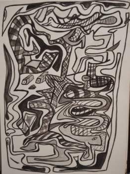 Obra contemporánea nombrada « Âme du Monde, 2 », Hecho por MIREILLE DELGENèS
