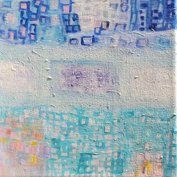 Obra contemporánea nombrada « Mozaik », Hecho por CHANTAL LISTOIR