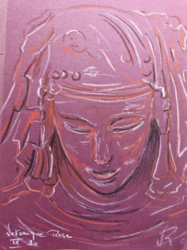 Obra contemporánea nombrada « Etrusque », Hecho por VéRONIQUE ROSE