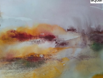Obra contemporánea nombrada « La steppe », Hecho por BONVARLET