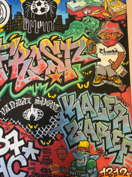 Obra contemporánea nombrada « Vandal sport(crime Time) », Hecho por PHILIPPE SOLIS