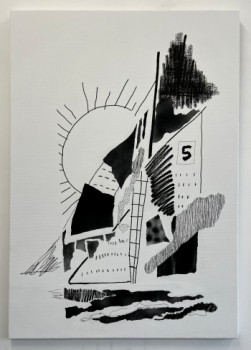 Obra contemporánea nombrada « Voillure », Hecho por LAURENT JEHANIN