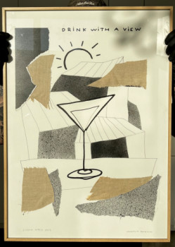 Obra contemporánea nombrada « Drink with a view ( fragment ) », Hecho por LAURENT JEHANIN