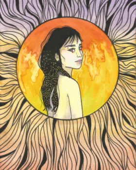 Obra contemporánea nombrada « Into the fire », Hecho por JO_LNA