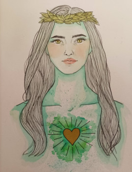 Obra contemporánea nombrada « Heart », Hecho por JO_LNA