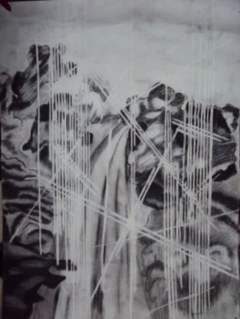 Obra contemporánea nombrada « Coule-ment », Hecho por TAYSSIR KHOUALDIA