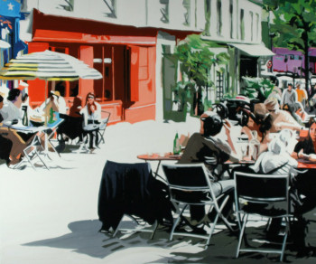 Obra contemporánea nombrada « quartier st gervais l ebouillanté », Hecho por CLOTILDE NADEL