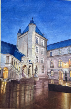 Obra contemporánea nombrada « Palais des Ducs de DIJON », Hecho por FRANçOIS COLAS