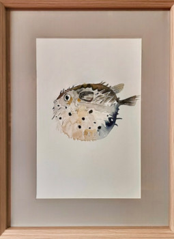 Obra contemporánea nombrada « Fugu », Hecho por LILIPTELUNE