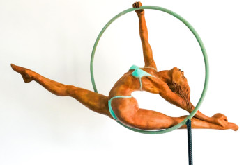 Obra contemporánea nombrada « Gymnaste au cerceau », Hecho por HENRI HADIDA