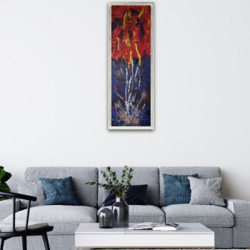 Obra contemporánea nombrada « "Fire & Ice" », Hecho por A - VUELO