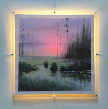 Obra contemporánea nombrada « l'HIVER », Hecho por LAULPIC