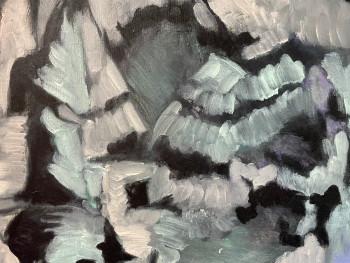 Obra contemporánea nombrada « plumes », Hecho por VIRGINIA TANSU