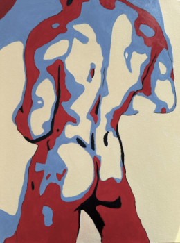 Obra contemporánea nombrada « Backside », Hecho por MATTHIAS EBINGER