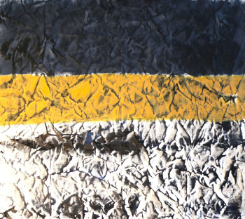 Obra contemporánea nombrada « bande noire », Hecho por ALLEMANDOU
