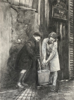CORVÉE D’EAU À LA FONTAINE PUBLIQUE En el sitio ARTactif
