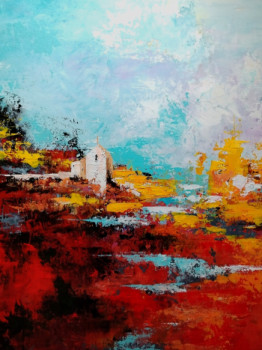 Obra contemporánea nombrada « Havre de paix », Hecho por JEAN MAURICE SILVAIN