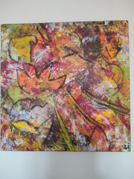 Obra contemporánea nombrada « Automne », Hecho por IZA
