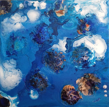 Obra contemporánea nombrada « Atolls », Hecho por EEEGO