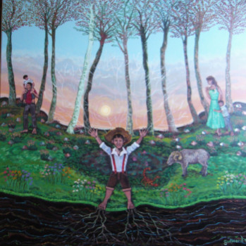 Obra contemporánea nombrada « LE RETOUR AUX SOURCES », Hecho por RAPHAEL GUéMARD