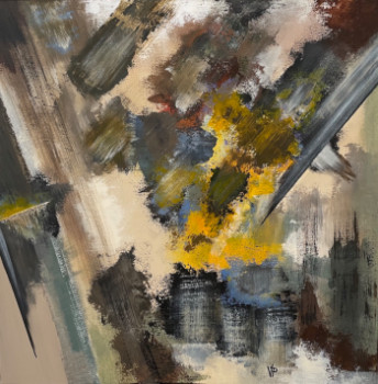 Obra contemporánea nombrada « Oeuvre N°21 », Hecho por VERNEUIL PASCAL (VP)