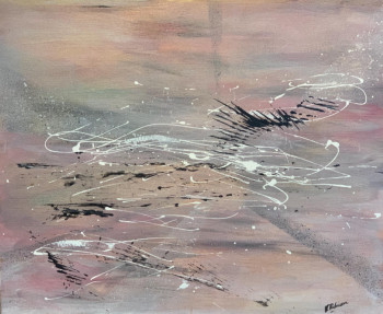 Obra contemporánea nombrada « Vibrations », Hecho por VALéRIE REBOISSON