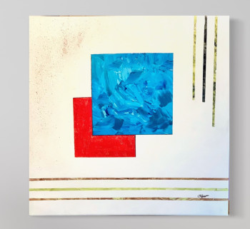Obra contemporánea nombrada « Dualité », Hecho por VALéRIE REBOISSON