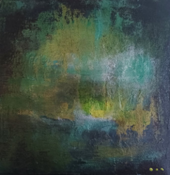 Obra contemporánea nombrada « Frondaisons en Forêt de Brocéliande », Hecho por EEEGO