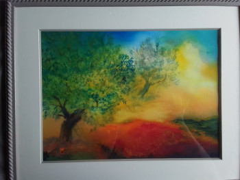 Obra contemporánea nombrada « L’arbre », Hecho por BONVARLET