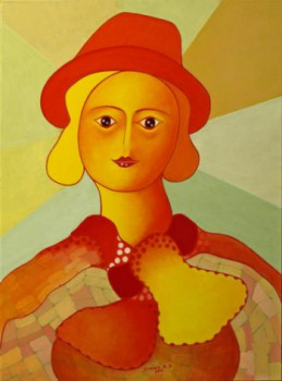 La femme au chapeau rouge En el sitio ARTactif