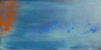 Obra contemporánea nombrada « BLEU », Hecho por ROC