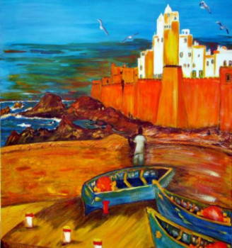 Obra contemporánea nombrada « essaouira », Hecho por HéLèNE COLENO