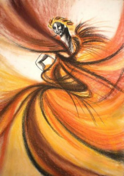 Obra contemporánea nombrada « folklore1 », Hecho por LAURE VIEUSSE