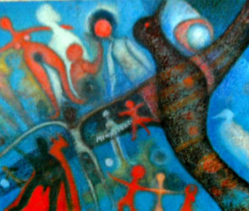 Obra contemporánea nombrada « opéra sauvage n°9 1 », Hecho por MINDSZENTI