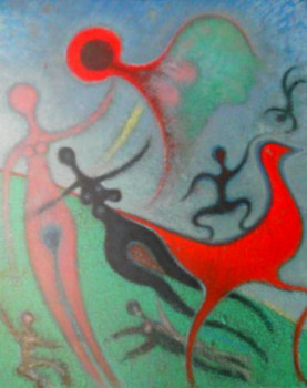 Obra contemporánea nombrada « les tourbillons de la vie », Hecho por MINDSZENTI