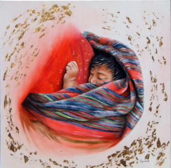 Obra contemporánea nombrada « naissance », Hecho por LYSAND