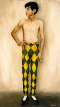 Obra contemporánea nombrada « l'Arlequin », Hecho por JEAN-FRANçOIS COSTE