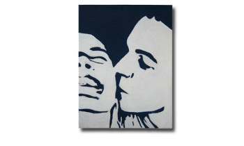 Obra contemporánea nombrada « LE BAISER 4 », Hecho por JOTA